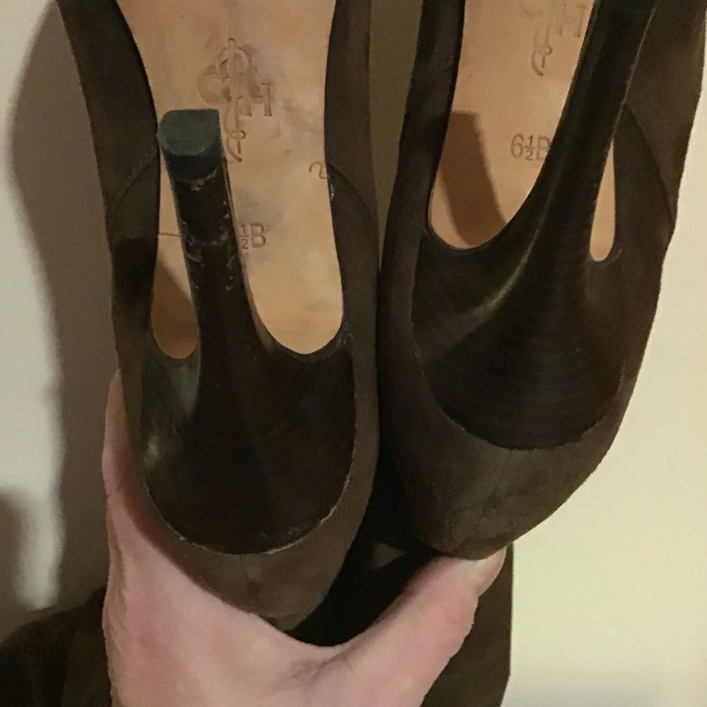 Cole Haan Nike Air Suede Knee‎ High Boots Brown Women's Size 65B